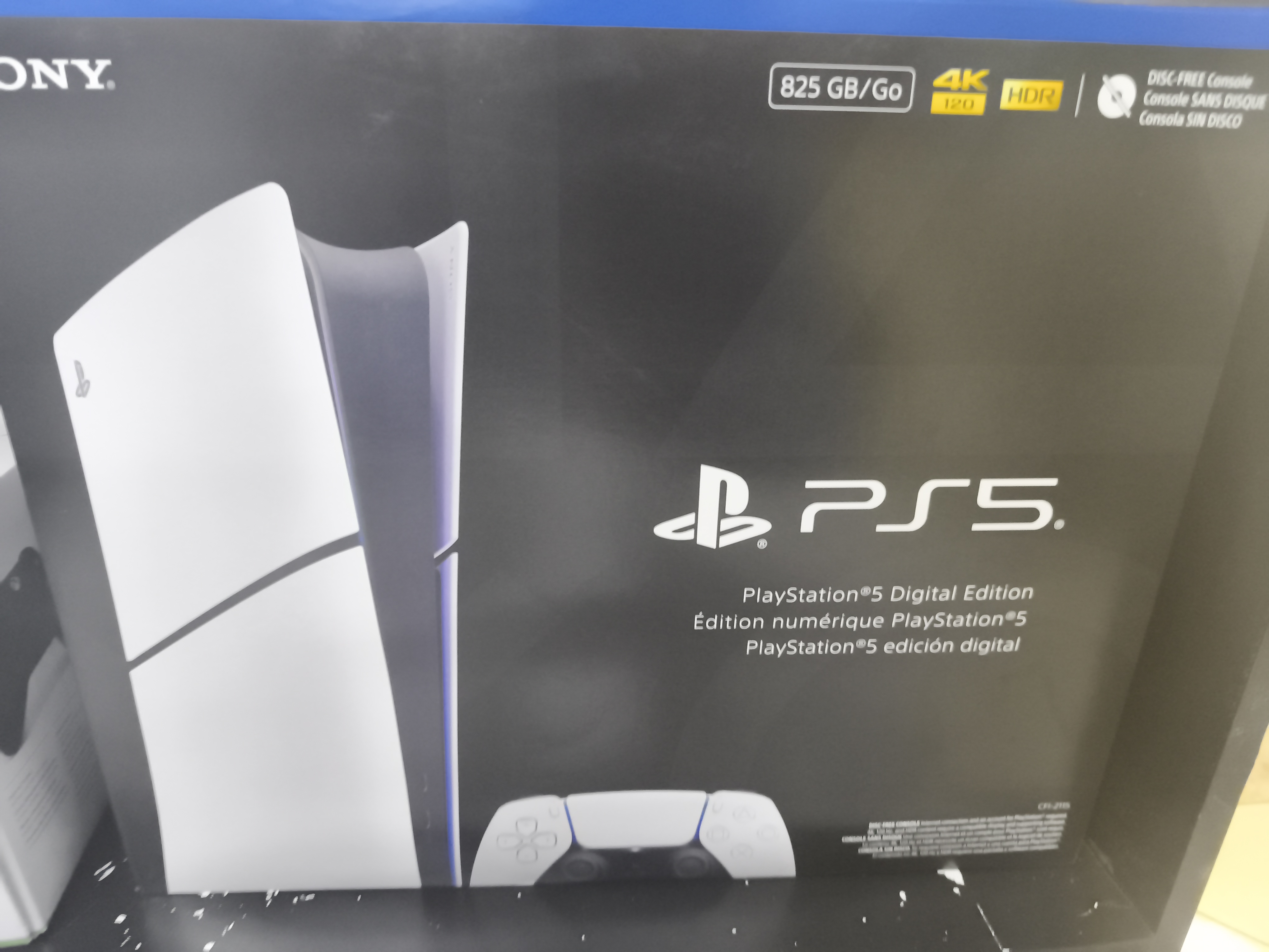 CONSOLE PLAYSTATION 5 SLIM DIGITAL NOVO