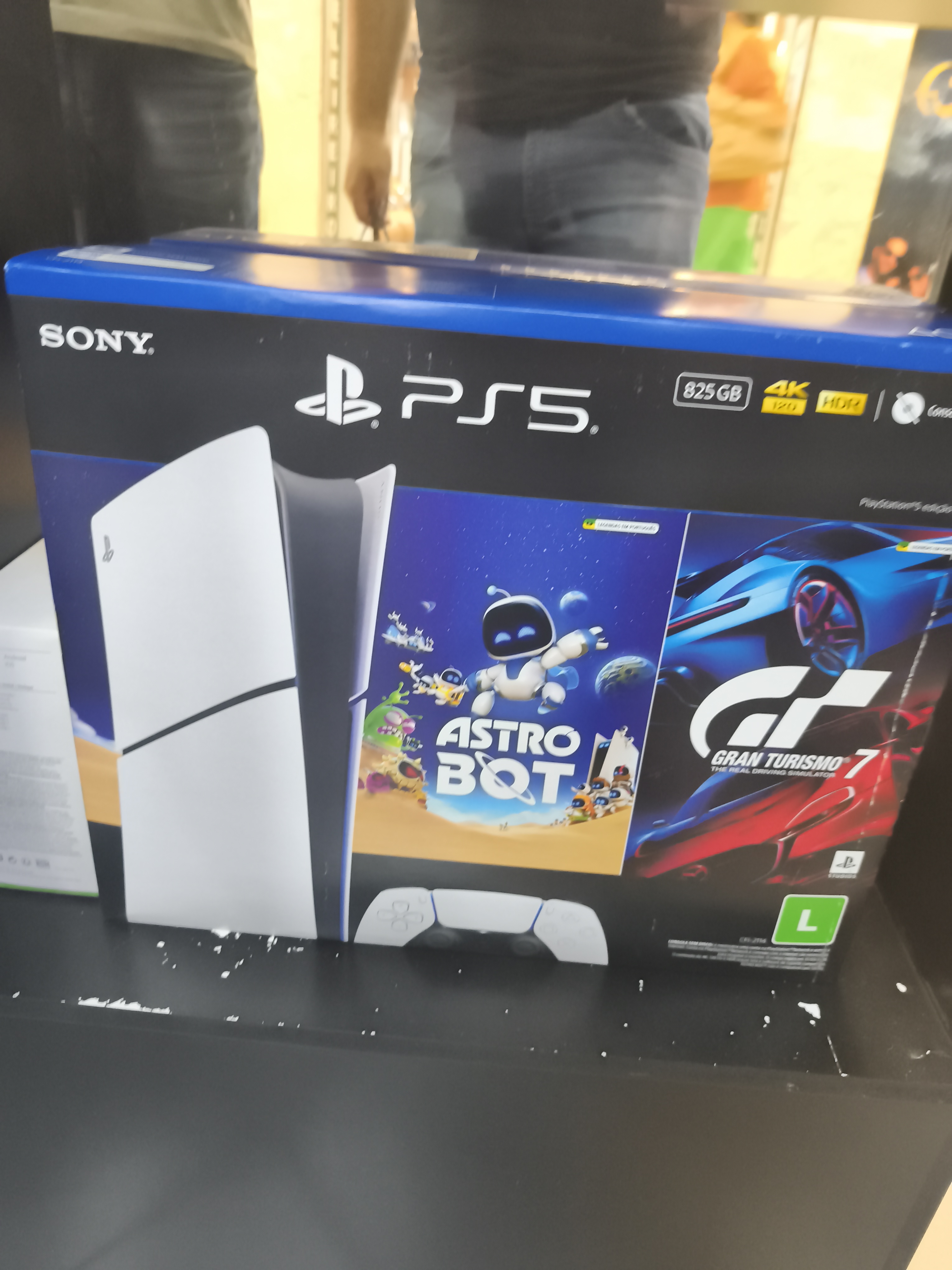 CONSOLE PLAYSTATION 5 SLIM DIGITAL NOVO+ 2 JOGOS
